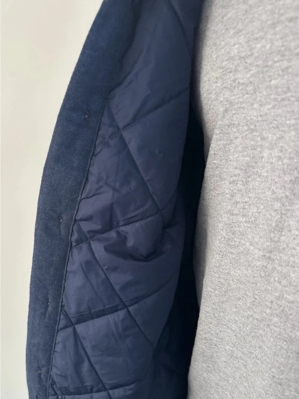 Patagonia Men Insulated Fjord Flannel Shirt Jacket Navy Sz Small